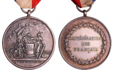 France - Révolution - Médaille par Gatteaux pour la cérémonie de la fédération générale du 14 juillet 1790
SUP
Hennin.140-TNG PL XXIII
Argent ; 34....