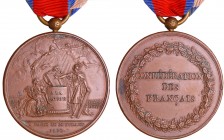 France - Révolution - Médaille par Gatteaux pour la cérémonie de la fédération générale du 14 juillet 1790
SUP
Hennin.140-TNG PL XXIII
Bronze ; 33....