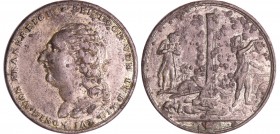 Allemange - Révolution - Décapitation du roi Louis XVI, 1793
TTB
Etain ; 27.38 gr ; 45 mm