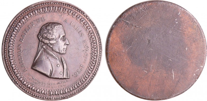 France - Révolution - Médaille éxécution de J. Silvain Bailly, 1793
TTB+
Henni...