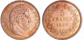 Louis-Philippe Ier (1830-1848) - 5 francs tête laurée 2ème type 1836 K (Bordeaux)
SUP
Ga.678-F.324
Ar ; 25.12 gr ; 37 mm