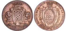 Jeton en argent, Nantes, de la mairie de M. Richard de la Pervanchère, 1787-1788
SPL
Feu.8936
Ar ; 7.57 gr ; 29 mm