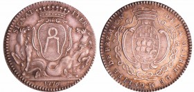 Jeton en argent, Nantes, de la mairie de M. Gellée de Premion, 1776
SUP
Feu.8930
Ar ; 7.43 gr ; 29 mm
