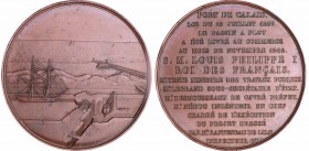 Louis-Philippe Ier (1830-1848) - Médaille - Livraison du port de Calais 1857
SUP
--
Br ; 52.21 gr ; 51 mm
Tranche (Prou de navire) BRONZE