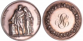 Jeton de mariage en argent - 1844
SUP
--
Ar ; 15.98 gr ; 33 mm
Sur la tranche : FRANCOIS HINOUX LISE LELU UNIS 16 AVRIL 1844