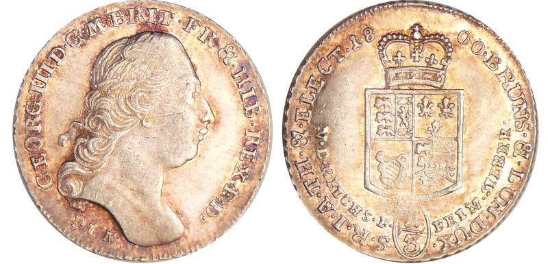 Allemange - Braunscheweig-Lüneburg - Georg III (1760-1820) - 1/3 taler 1800 PLM ...