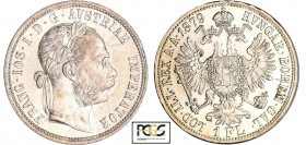 Autriche - Franz Joseph (1850-1898) - Florin 1879 A
PCGS MS 64
KM#2222
Ar ; 12.32 gr ; 29 mm
PCGS #31758929.