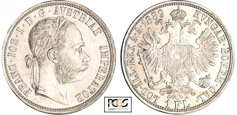 Autriche - Franz Joseph (1850-1898) - Florin 1889 A
PCGS MS 63
KM#2222
Ar ; 1...