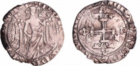 Belgique - Duché du Brabant - Jean Ier (1268-1294) - Double esterlin à l'ange, à partir de 1277 (Bruxelles)
R TB
Ghyssens p. 8, 2; W. 260
Ar ; 1.61...