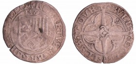 Belgique - Principauté de Liége - Robert de Berghes (1557-1564) -Patards 1561
TB+
Chestret.508
Ar ; 2.00 gr ; 25 mm