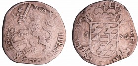 Belgique - Principauté de Liége - Maximilien Henri de Bavière (1650-1688) - Esterlin 1656 (Liége)
TB
Chestret.636
Ar ; 4.41 gr ; 28 mm