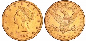 Etats-Unis - 10 dollars, Liberty1889 S (San Francisco)
SUP+
Au ; 16.68 gr ; 27 mm