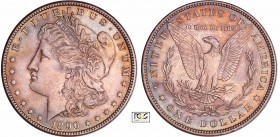 Etats-Unis - 1 dollars Morgan 1896 (Philadephie)
PCGS MS 63
KM#110
Ar ; 26.76 gr ; 38 mm
PCGS #38754217