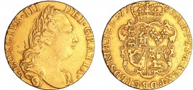 Grande-Bretagne -George III (1760-1820) - Guinea 1775
TTB
Spink.3728
Au ; 8.33 gr ; 24 mm
Traces de nettoyage.