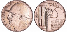 Italie - Vittorio Emanuele III (1900-1946) - 20 lire 1928
SUP
Montenegro.76
Ar ; 19.79 gr ; 36 mm