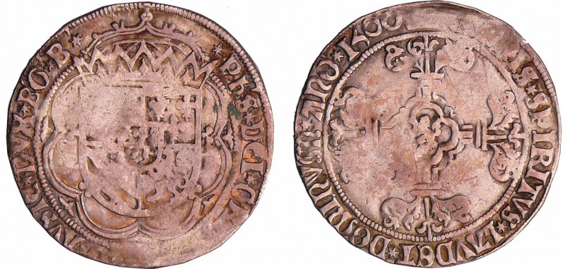 Pays-Bas - Philippe Le Beau (1482-1506) - Double d'argent 1500 (Anvers)
TTB
Va...