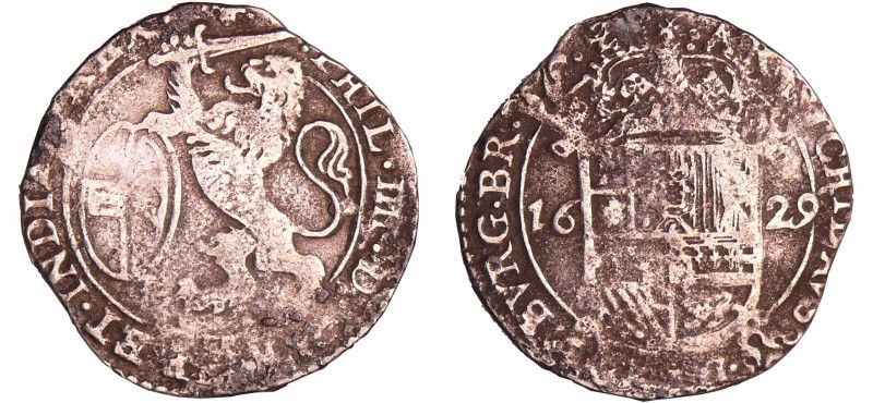Pays-Bas Espagnols - Duché du Brabant - Philippe IV (1621-1665) - Escalin 1629 (...