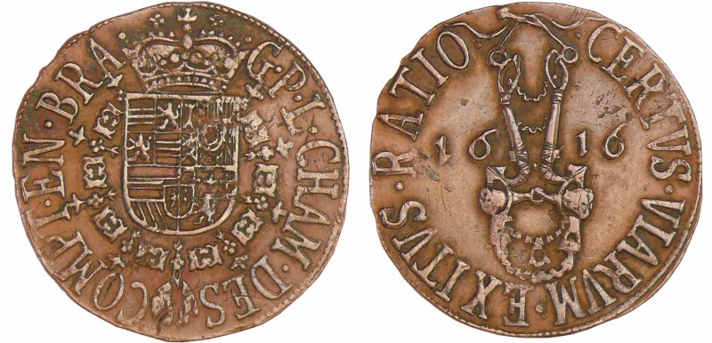 Pays-Bas méridionaux - Jeton - Expédition militaire, 1616 Anvers
TTB
Dugn.3727...