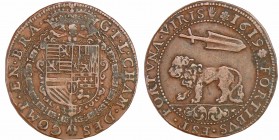 Pays-Bas méridionaux - Jeton - Chambre des Comptes de Brabant, 1619 Anvers
TTB
Dugn.3758
Cu ; 7.32 gr ; 28 mm