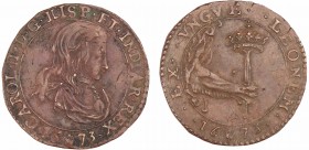 Pays-Bas méridionaux - Jeton - Déclaration de guerre à la France, 1673 Anvers
TTB
Dugn.4310
Cu ; 6.03 gr ; 31 mm