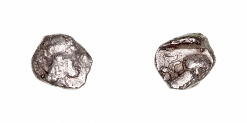 Atenas
Hemióbolo. AR. (449-413 a.C.). A/Cabeza de Atenea con casco a der. R/Lec...