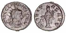 Claudio II
Antoniniano. VE. Roma. (268-270). R/AEQVITAS AVG. 3.94g. RIC.14. MBC+.
