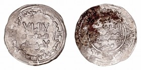 Califato de Córdoba
Al Hakem II
Dírhem. AR. Medina Azzahra. 354 H. 2.89g. V.453. Oxidaciones en IIA. (MBC/BC).