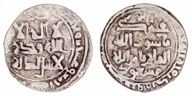 Gaznavidas
Dírhem. AR. Nasir al Din Masa'ud (424 H.). 2.94g. Mit. pág 150. MBC-.