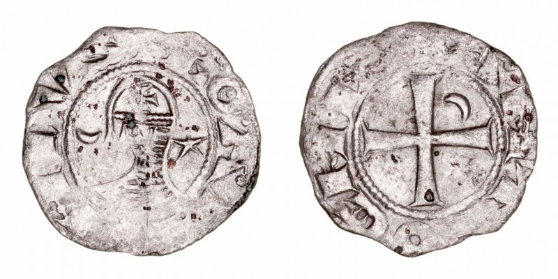 Acuñaciones de Los Cruzados
Dinero. AR. Antioquía. (1163-1201). Bohemundo III (...