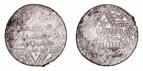 Acuñaciones de Los Cruzados
Dírhem. AR. Alepo. (siglo XIII). 2.95g. (Mit. tipo 847-49). MBC-.