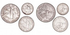 Cuba 
AR. 1952. Lote de 3 monedas. 10, 20 y 50 Centavos. MBC- a BC+.