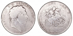 Gran Bretaña Jorge III
Corona. AR. 1820. 27.31g. KM.675. RC.