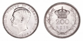 Portugal Manuel II
200 Reis. AR. 1909. 5.11g. KM.549. Muy bonita pieza. EBC.