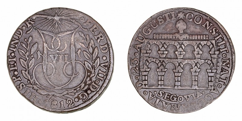 Fernando VII
Medalla. AE. Proclamación de la Constitución en Segovia, 1812.. 6....