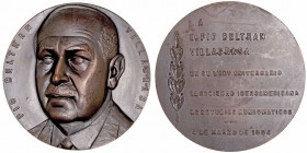 Medalla. AE. 1964. D. Pío Beltrán Villagrasa. Sociedad Iberoamericana de Estudios Numismáticos. 80.00mm. EBC-.