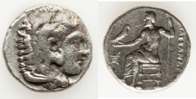 MACEDONIAN KINGDOM. Alexander III the Great (336-323 BC). AR tetradrachm (26mm, 16.81 gm, 6h). About Fine. Late lifetime or early posthumous issue of ...