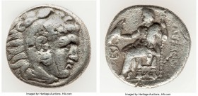 MACEDONIAN KINGDOM. Alexander III the Great (336-323 BC). AR drachm (16mm, 4.13 gm, 6h). Choice Fine, porosity, scratches. Posthumous issue of Sardes,...