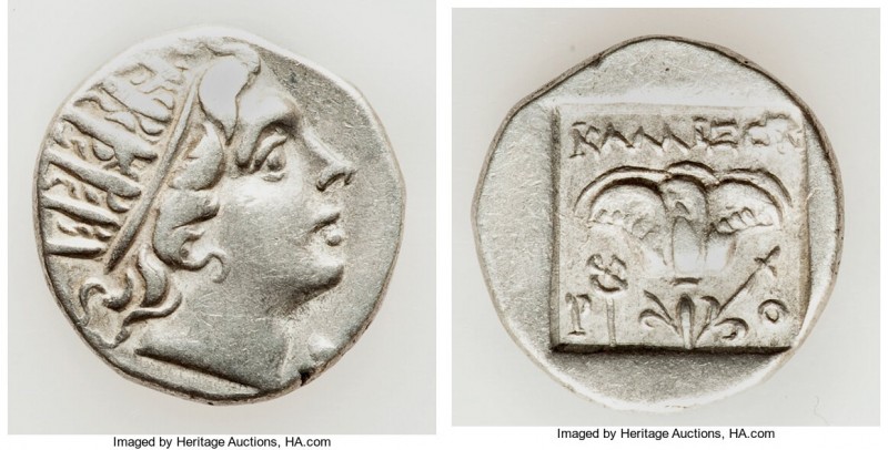 CARIAN ISLANDS. Rhodes. Ca. 88-84 BC. AR drachm (15mm, 2.61 gm, 12h). Choice VF....