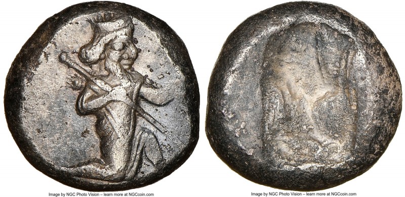 ACHAEMENID PERSIA. Darius I-Xerxes II (ca. 485-480 BC). AR siglos (15mm, 5.29 gm...