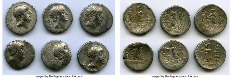 ANCIENT LOTS. Greek. Cappadocian Kingdom. 2nd-1st centuries BC. Lot of six (6) A...