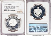 Republic Proof "Soviet-Cuban Space Flight" 10 Pesos 1980 PR67 Ultra Cameo NGC, KM50. Mintage: 5,000. 

HID09801242017

© 2020 Heritage Auctions | ...