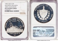 Republic Proof 10 Pesos 1998 PR67 Ultra Cameo NGC, KM644. Mintage: 5,000. Commemorates the Centenary of the Explosion of the Maine. 

HID09801242017...