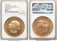 Westphalia gilt-bronze Notgeld 10000 Mark 1923 MS67 NGC, Lamb-579.7. 

HID09801242017

© 2020 Heritage Auctions | All Rights Reserve