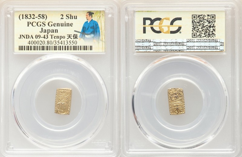 4-Piece Lot of Certified Assorted Issues Genuine PCGS, 1) Tempo gold 2 Shu ND (1...