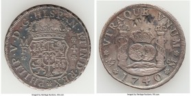 Philip V 4 Reales 1740/30 Mo-MF XF (Corrosion, Chops), Mexico City mint, KM94. Jones-1763. 32.8mm. 13.21gm. 

HID09801242017

© 2020 Heritage Auct...