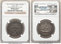 Pair of Certified silver & bronze "Boer War Atrocities - Concentration Camps" Medals 1901-Dated MS63 NGC, Hern-208. 33mm. Certified MS63 and MS63 Brow...