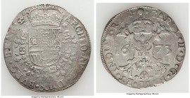 Brabant. Charles II Patagon 1673 VF, Brussels mint, KM81.1. Jones-1829. 43.1mm. 28.03gm. Includes detailed collector tag. 

HID09801242017

© 2020...