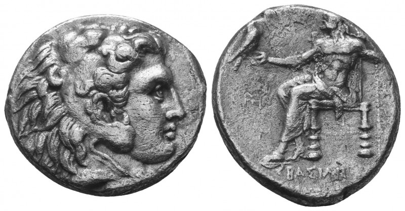 MACEDONIAN KINGDOM. Alexander III the Great (336-323 BC). AR tetradrachm 

Condi...