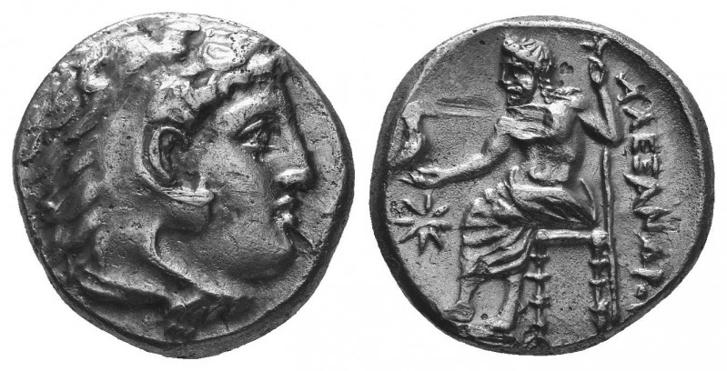 MACEDONIAN KINGDOM. Alexander III the Great (336-323 BC). AR Drachm
Condition: V...
