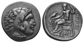 MACEDONIAN KINGDOM. Alexander III the Great (336-323 BC). AR Drachm

Condition: Very Fine

Weight: 4.10 gr
Diameter: 18 mm